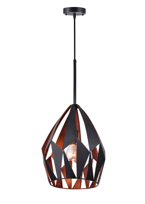 CWI Lighting - 1114P12-1-271 - One Light Pendant - Oxide - Black/Copper