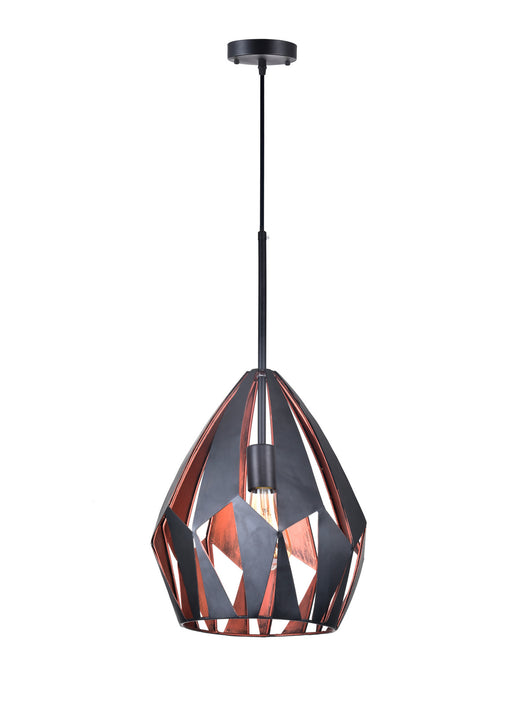 CWI Lighting - 1114P16-1-271 - One Light Pendant - Oxide - Black/Copper