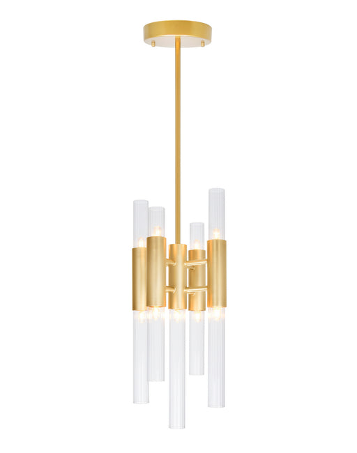 CWI Lighting - 1120P8-9-602 - LED Mini Pendant - Orgue - Satin Gold