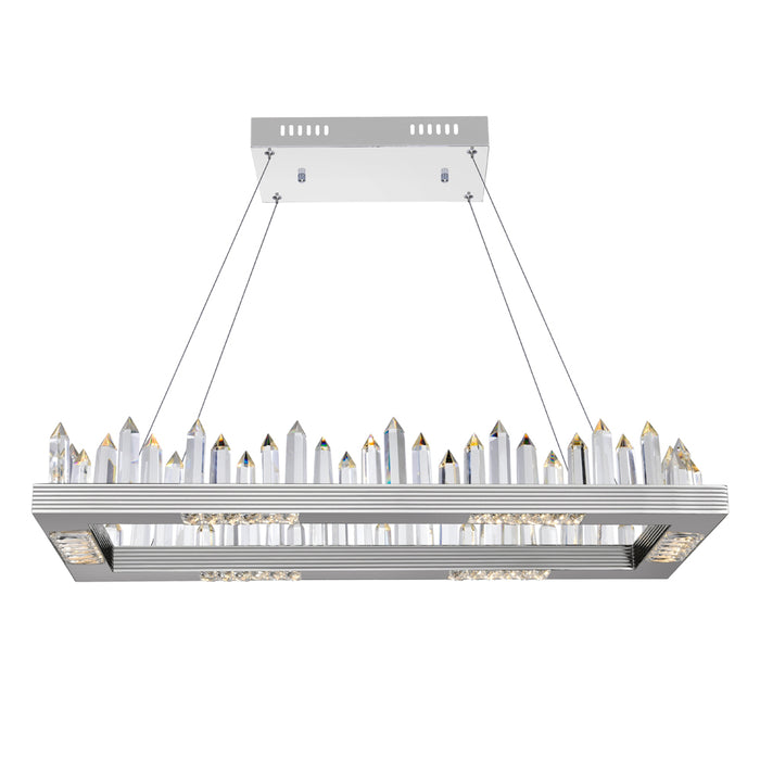 LED Island/Pool Table Chandelier-Linear/Island-CWI Lighting-Lighting Design Store