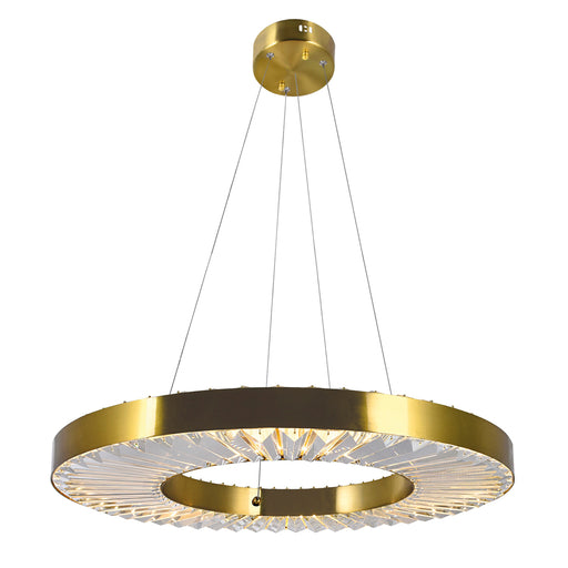 CWI Lighting - 1219P24-1-625 - LED Chandelier - Bjoux - Brass
