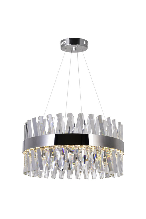 CWI Lighting - 1220P24-601 - LED Chandelier - Glace - Chrome