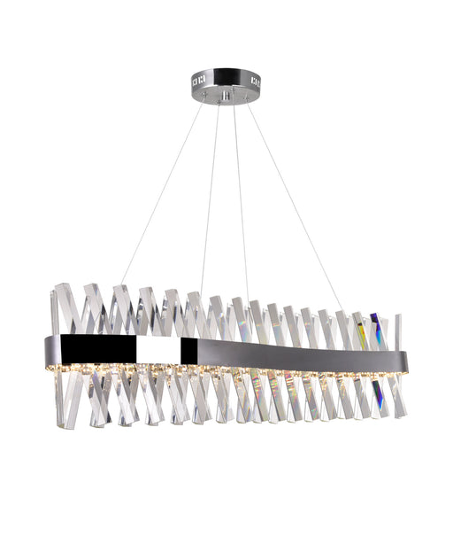 CWI Lighting - 1220P40-601-S - LED Chandelier - Glace - Chrome