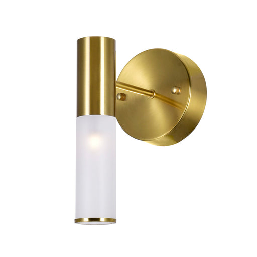 CWI Lighting - 1221W7-1-625 - LED Wall Sconce - Pipes - Brass