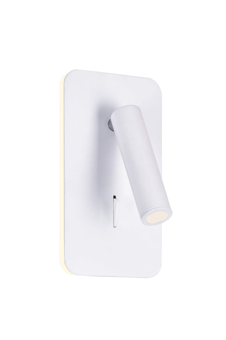 CWI Lighting - 1243W6-103 - LED Wall Sconce - Private I - Matte White