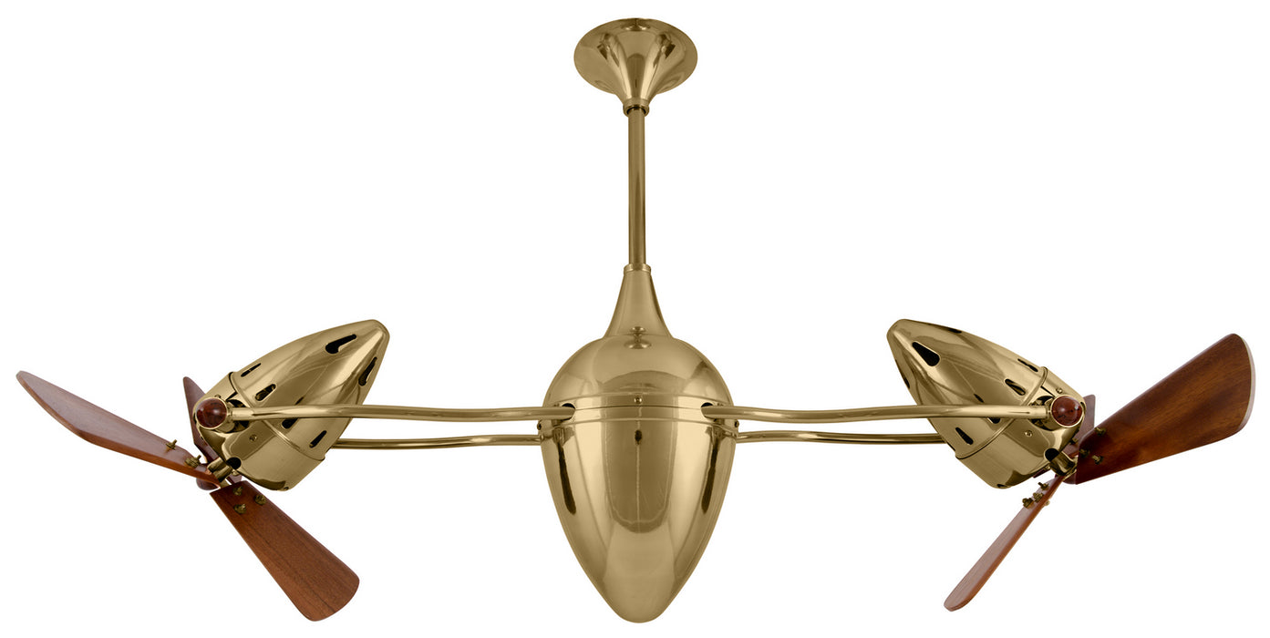 Matthews Fan Company - AR-PB-WD - Ceiling Fan - Ar Ruthiane - Polished Brass