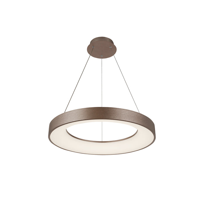 Justice Designs - ACR-4060-OPAL-LTBZ - LED Pendant - Acryluxe™ - Light Bronze