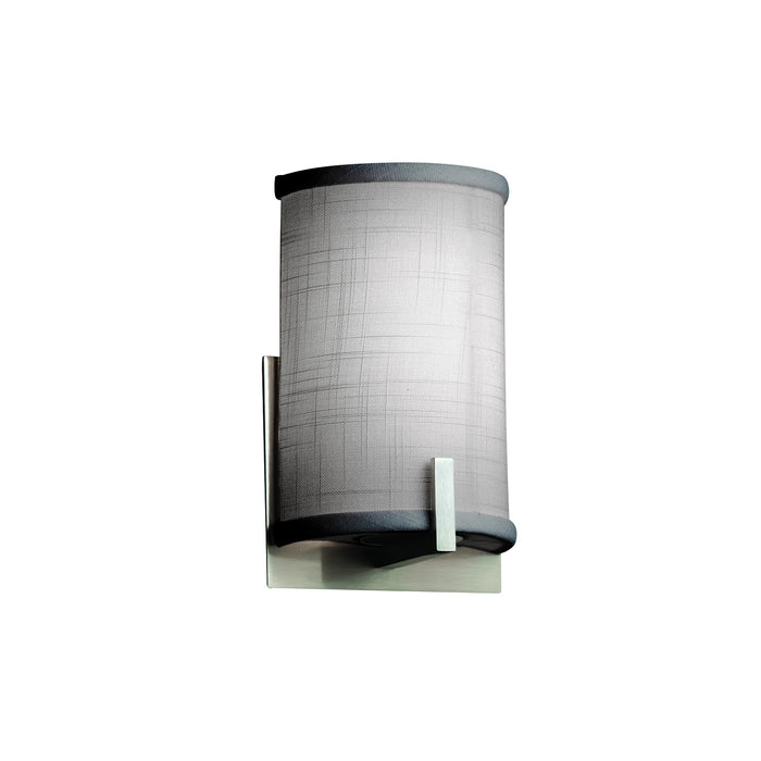 Justice Designs - FAB-5531-GRAY-NCKL - One Light Wall Sconce