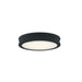 Justice Designs - FSN-4180-OPAL-MBTX - LED Flush-Mount - Fusion - Matte Black - Textured