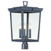 Crystorama - BEL-A8069-GE - Three Light Outdoor Lantern Post - Belmont - Graphite