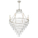 Crystorama - LUC-A9068-SA - Eight Light Chandelier - Lucille - Antique Silver