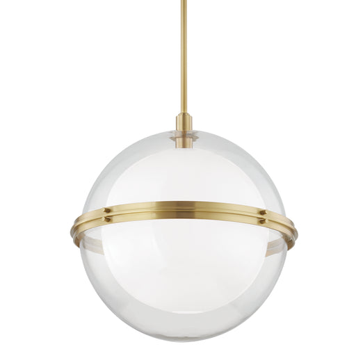 Hudson Valley - 6522-AGB - One Light Pendant - Northport - Aged Brass