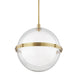 Hudson Valley - 6522-AGB - One Light Pendant - Northport - Aged Brass