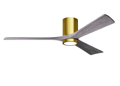 Matthews Fan Company - IR3HLK-BRBR-BW-60 - 60``Ceiling Fan - Irene - Brushed Brass