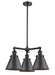 Innovations - 207-BK-M13-BK-LED - LED Chandelier - Franklin Restoration - Matte Black