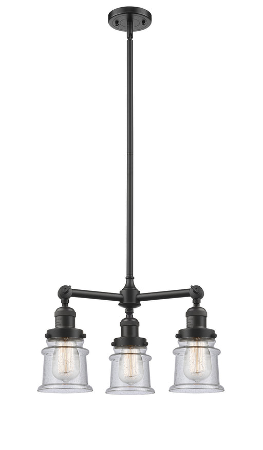 Innovations - 207-OB-G184S - Three Light Chandelier - Franklin Restoration - Oil Rubbed Bronze