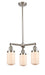 Innovations - 207-SN-G311 - Three Light Chandelier - Franklin Restoration - Brushed Satin Nickel
