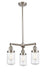 Innovations - 207-SN-G312 - Three Light Chandelier - Franklin Restoration - Brushed Satin Nickel
