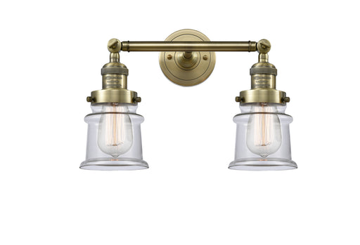 Innovations - 208-AB-G182S - Two Light Bath Vanity - Franklin Restoration - Antique Brass