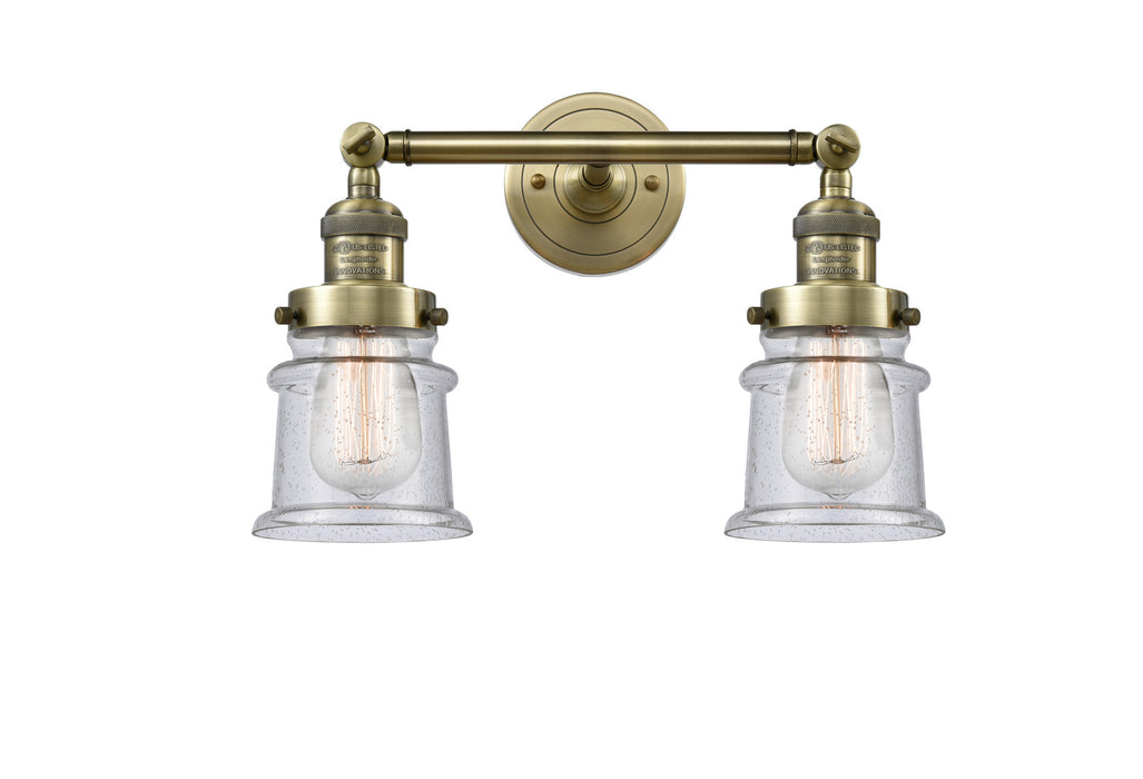 Innovations - 208-AB-G184S-LED - LED Bath Vanity - Franklin Restoration - Antique Brass