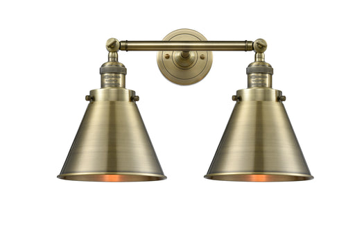 Innovations - 208-AB-M13-AB - Two Light Bath Vanity - Franklin Restoration - Antique Brass