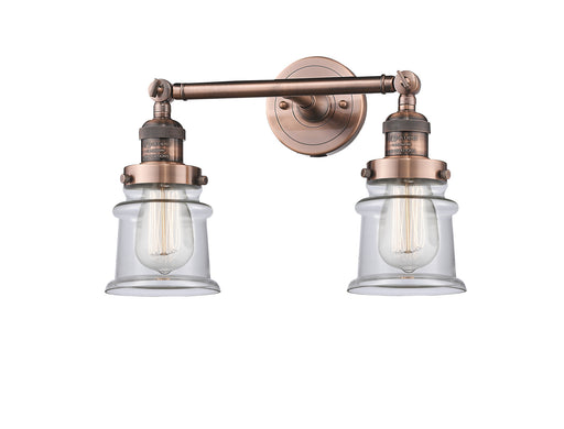 Franklin Restoration Two Light Bath Vanity Antique Copper