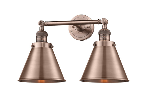 Innovations - 208-AC-M13-AC - Two Light Bath Vanity - Franklin Restoration - Antique Copper