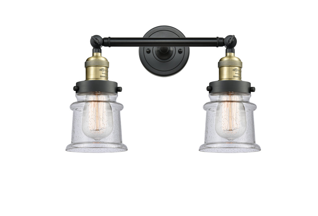 Innovations - 208-BAB-G184S - Two Light Bath Vanity - Franklin Restoration - Black Antique Brass