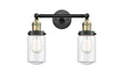 Innovations - 208-BAB-G312 - Two Light Bath Vanity - Franklin Restoration - Black Antique Brass