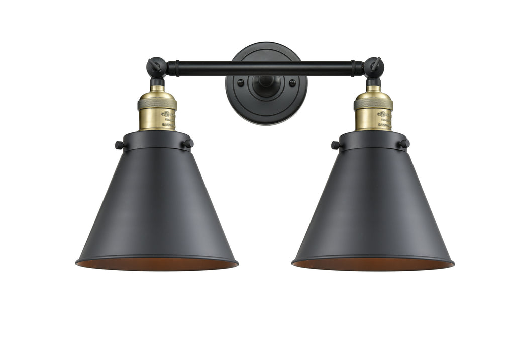 Innovations - 208-BAB-M13-BK-LED - LED Bath Vanity - Franklin Restoration - Black Antique Brass