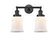 Innovations - 208-BK-G181 - Two Light Bath Vanity - Franklin Restoration - Matte Black