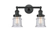 Innovations - 208-BK-G184S - Two Light Bath Vanity - Franklin Restoration - Matte Black