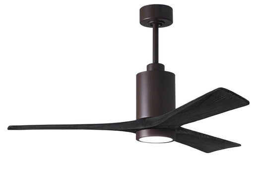 Matthews Fan Company - PA3-TB-BK-52 - 52``Ceiling Fan - Patricia - Textured Bronze