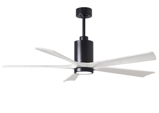 Matthews Fan Company - PA5-BK-MWH-60 - 60``Ceiling Fan - Patricia - Matte Black