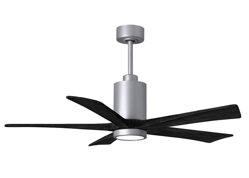 Matthews Fan Company - PA5-BN-BK-52 - 52``Ceiling Fan - Patricia - Brushed Nickel