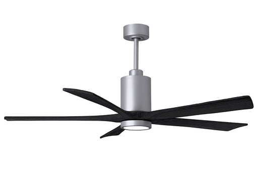 Matthews Fan Company - PA5-BN-BK-60 - 60``Ceiling Fan - Patricia - Brushed Nickel