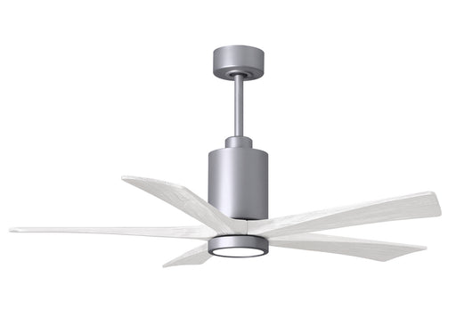 Matthews Fan Company - PA5-BN-MWH-52 - 52``Ceiling Fan - Patricia - Brushed Nickel