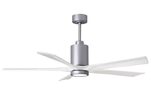 Matthews Fan Company - PA5-BN-MWH-60 - 60``Ceiling Fan - Patricia - Brushed Nickel