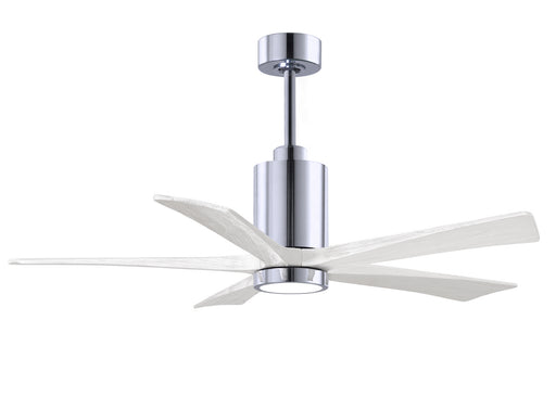 Matthews Fan Company - PA5-CR-MWH-52 - 52``Ceiling Fan - Patricia - Polished Chrome