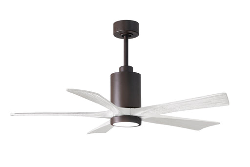 Matthews Fan Company - PA5-TB-MWH-52 - 52``Ceiling Fan - Patricia - Textured Bronze