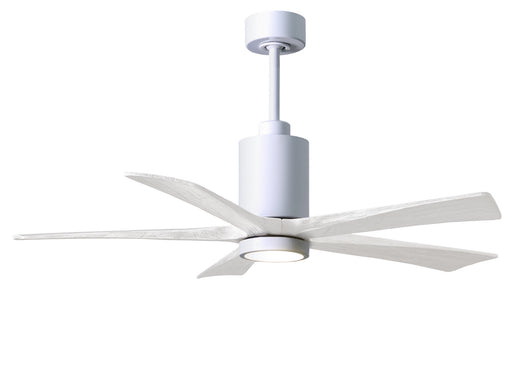 Matthews Fan Company - PA5-WH-MWH-52 - 52``Ceiling Fan - Patricia - Gloss White