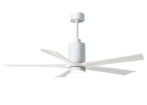 Matthews Fan Company - PA5-WH-MWH-60 - 60``Ceiling Fan - Patricia - Gloss White