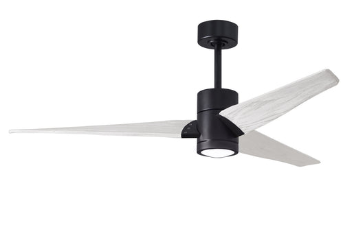 Matthews Fan Company - SJ-BK-MWH-60 - 60``Ceiling Fan - Super Janet - Matte Black