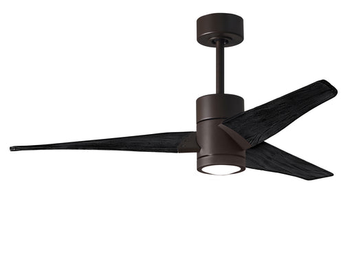 Matthews Fan Company - SJ-TB-BK-52 - 52``Ceiling Fan - Super Janet - Textured Bronze