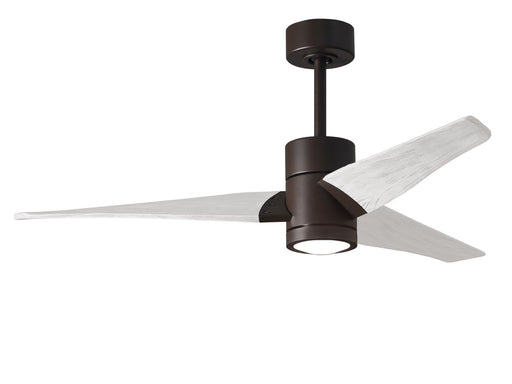 Matthews Fan Company - SJ-TB-MWH-52 - 52``Ceiling Fan - Super Janet - Textured Bronze