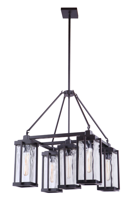 Craftmade - 54125-OBG - Five Light Outdoor Chandelier - Pyrmont - Oiled Bronze Gilded