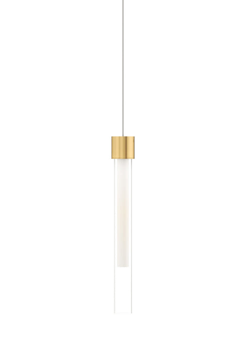 Tech Lighting - 700FJLNGFNB-LED930 - LED Pendant - Mini Linger - Natural Brass