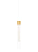Tech Lighting - 700FJLNGFNB-LED930 - LED Pendant - Mini Linger - Natural Brass