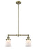 Innovations - 209-AB-G181S-LED - LED Island Pendant - Franklin Restoration - Antique Brass
