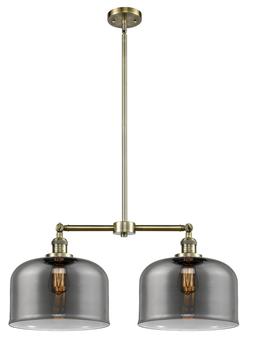 Innovations - 209-AB-G73-L - Two Light Island Pendant - Franklin Restoration - Antique Brass